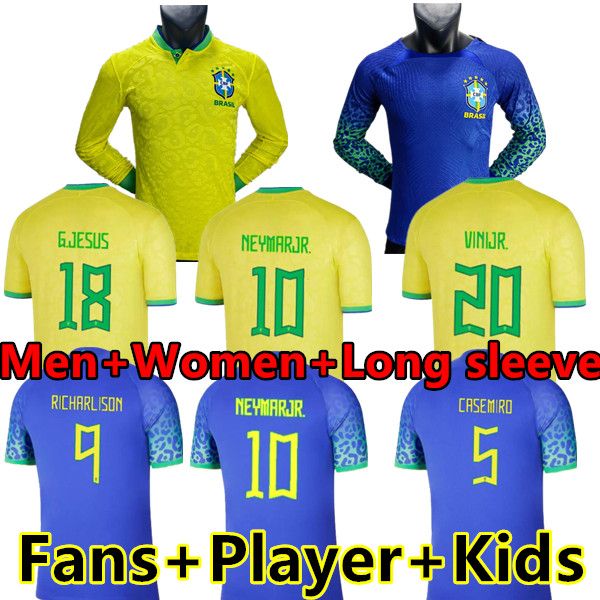 22 23 brazil soccer jersey camiseta de futbol paqueta coutinho world football shirt cup firmino fans player women kids marquinhos vini jr an, Black;yellow
22 23 brazil soccer jersey camiseta de futbol paqueta coutinho world football shirt cup firmino fans player women kids marquinhos vini jr an, Black;yellow