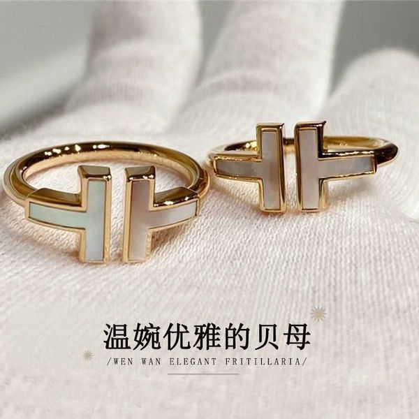 2022s925 sterling silver double t open ring female white fritillary full diamond light luxury high-end exquisite net red t-shaped ring033
2022s925 sterling silver double t open ring female white fritillary full diamond light luxury high-end exquisite net red t-shaped ring033
