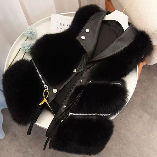 women's vests faux fur vest coat womens lapel sleeveless buckle slim fit teddy high street plush fur jacket 221125, Black;white
women's vests faux fur vest coat womens lapel sleeveless buckle slim fit teddy high street plush fur jacket 221125, Black;white