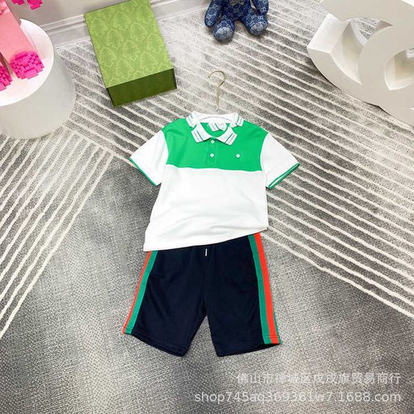 designer clothing sets spring summer boys' handsome polo casual sports english academy style short sleeve children's set, White
designer clothing sets spring summer boys' handsome polo casual sports english academy style short sleeve children's set, White