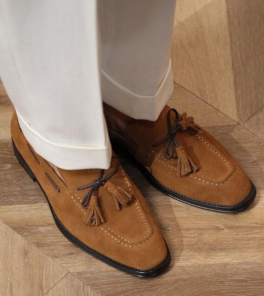 tassel fringe loafers cow suede leather gentlemen driving boats fashion wedding dress shoes, Black
tassel fringe loafers cow suede leather gentlemen driving boats fashion wedding dress shoes, Black