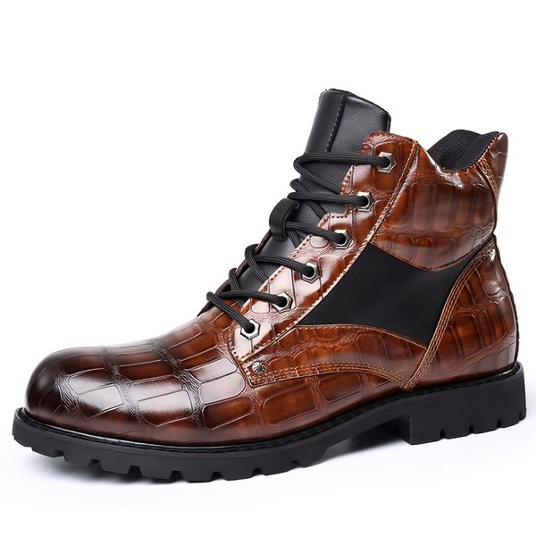 boots quality male leather retro men's ankle spring autumn leisure design men luxury laceup dress shoes size 3848 221128, Black
boots quality male leather retro men's ankle spring autumn leisure design men luxury laceup dress shoes size 3848 221128, Black