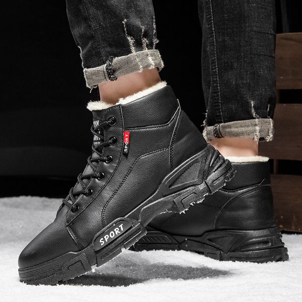 boots winter men's boots leather casual platform boots laceup british style autumn and winter fashion comfortable men's shoes 2211, Black
boots winter men's boots leather casual platform boots laceup british style autumn and winter fashion comfortable men's shoes 2211, Black