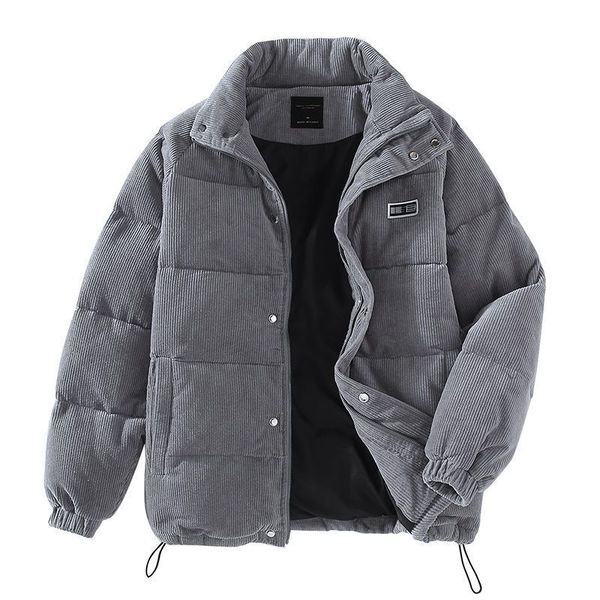 Winter New Men's Warm Corduroy Cotton Suit Fashion Simple Bread Wearing Handsome Top, Black
Winter New Men's Warm Corduroy Cotton Suit Fashion Simple Bread Wearing Handsome Top, Black