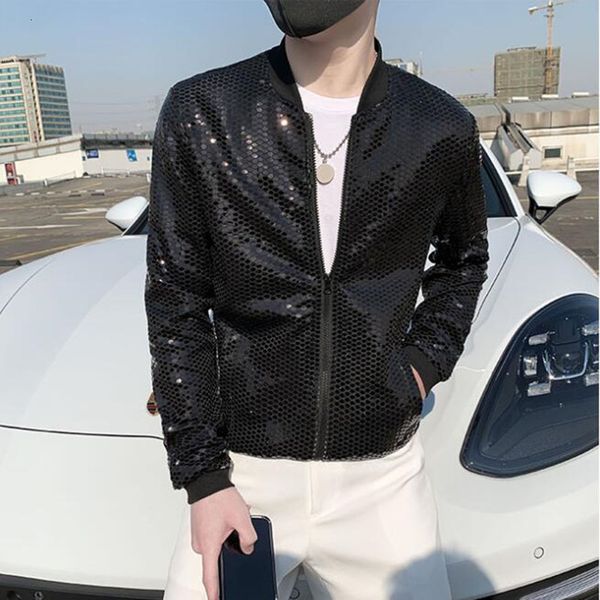 men's jackets spring high-end sequins leisure jackets/male slim fit thin coat/man summer prevent bask in clothes plus size s-5xl 221128, Black;brown
men's jackets spring high-end sequins leisure jackets/male slim fit thin coat/man summer prevent bask in clothes plus size s-5xl 221128, Black;brown