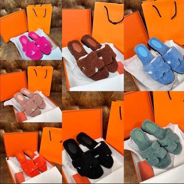 luxury lamb wool slippers letter h designer shoes plush autumn winter flat bottom sandal solid color fur fluffy slippers women leisure lmrc, Black
luxury lamb wool slippers letter h designer shoes plush autumn winter flat bottom sandal solid color fur fluffy slippers women leisure lmrc, Black