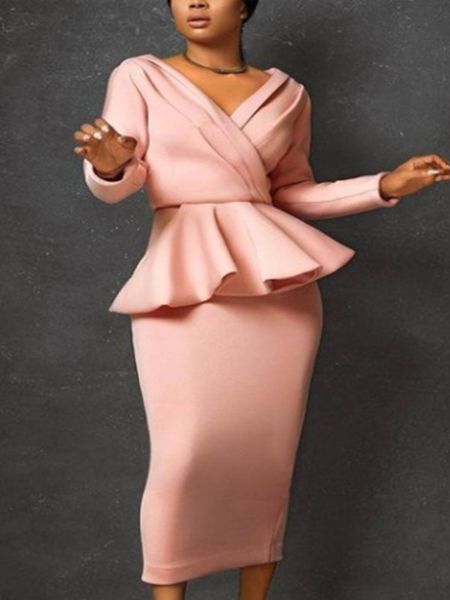 party dresses slim fit ruffle bodycon pink long sleeve v neck midi big size bridesmaid birthday outfits spring summer 221128, White;black
party dresses slim fit ruffle bodycon pink long sleeve v neck midi big size bridesmaid birthday outfits spring summer 221128, White;black