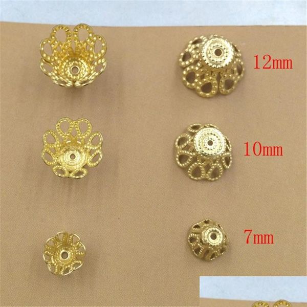charms boyute 200pcs 7mm 10mm 12mm 3 size flower bead caps brass material diy jewelry findings drop delivery components dh4xs, Bronze;silver
charms boyute 200pcs 7mm 10mm 12mm 3 size flower bead caps brass material diy jewelry findings drop delivery components dh4xs, Bronze;silver