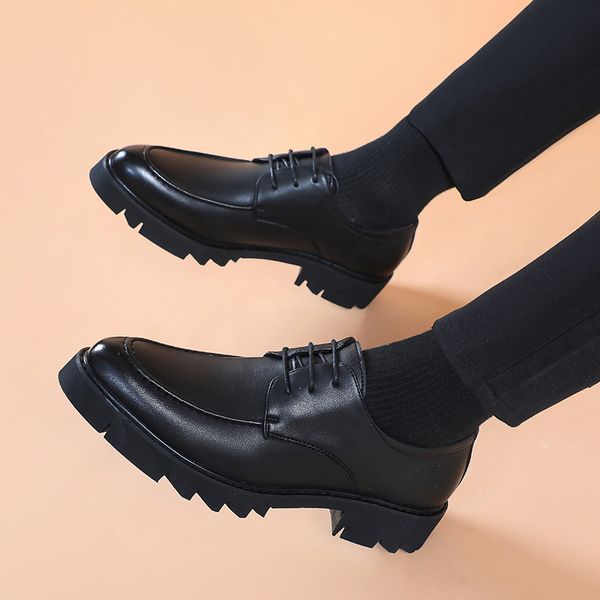 dress shoes korean designer mens casual business wedding formal dress platform shoes black gentleman genuine leather shoe breathable sneaker
dress shoes korean designer mens casual business wedding formal dress platform shoes black gentleman genuine leather shoe breathable sneaker