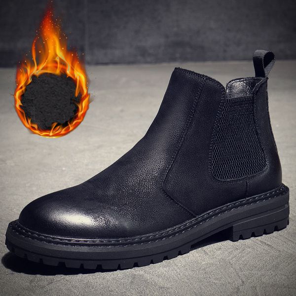 boots men's casual warm plush snow boots genuine leather winter shoes black boot ankle botas hombre chaussure homme bottines 221128
boots men's casual warm plush snow boots genuine leather winter shoes black boot ankle botas hombre chaussure homme bottines 221128