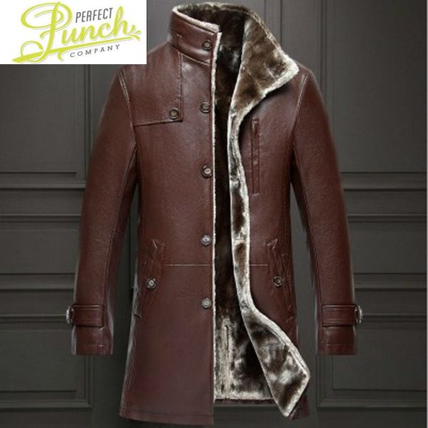men's leather faux jacket men ayunsue clothes wool liner winter sheepskin coat plus size 6xl ropa de hombre t6012 221124, Black
men's leather faux jacket men ayunsue clothes wool liner winter sheepskin coat plus size 6xl ropa de hombre t6012 221124, Black