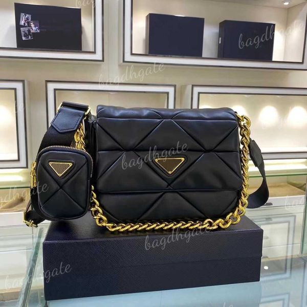 designer luxury prad fashion bag imported leather nostalgic light gold handmade diamond spliced shoulder belt with zero purse shoulder or
designer luxury prad fashion bag imported leather nostalgic light gold handmade diamond spliced shoulder belt with zero purse shoulder or
