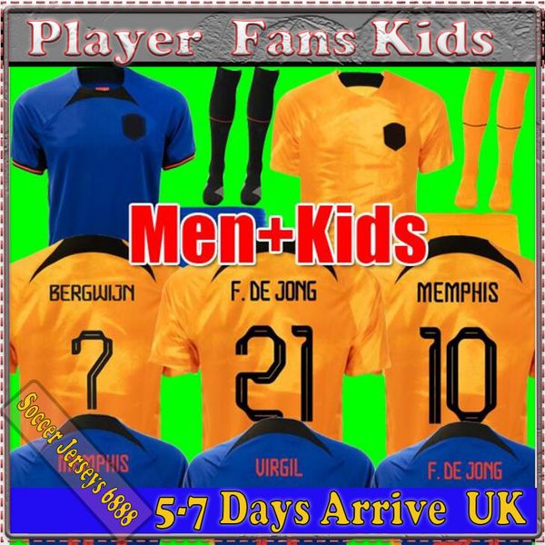 2022 netherlands memphis soccer jerseys de jong holland de ligt wijnaldum klaassen dumfries 22 23 football shirt bergwijn virgil men kids ki, Black;yellow
2022 netherlands memphis soccer jerseys de jong holland de ligt wijnaldum klaassen dumfries 22 23 football shirt bergwijn virgil men kids ki, Black;yellow