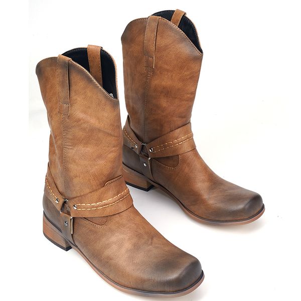 boots men's boots vintage pu leather classic warm shoes male slip on winter gladiator booties big size 3747 low heel botas for mens 221, Black
boots men's boots vintage pu leather classic warm shoes male slip on winter gladiator booties big size 3747 low heel botas for mens 221, Black