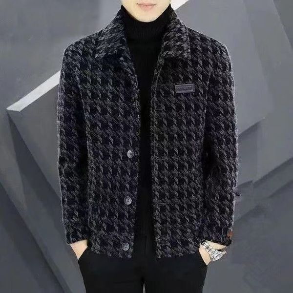 Tweed jacket men's autumn and winter new Korean version niche trend light luxury thick fashion handsome tweed coat, Gray
Tweed jacket men's autumn and winter new Korean version niche trend light luxury thick fashion handsome tweed coat, Gray