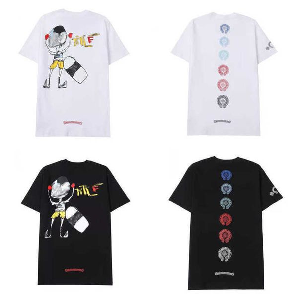 fashion luxury women's t shirt ch brand tees men women sanskrit letter short sleeve horseshoe couple t-shirts designer polos tshirts c, White
fashion luxury women's t shirt ch brand tees men women sanskrit letter short sleeve horseshoe couple t-shirts designer polos tshirts c, White