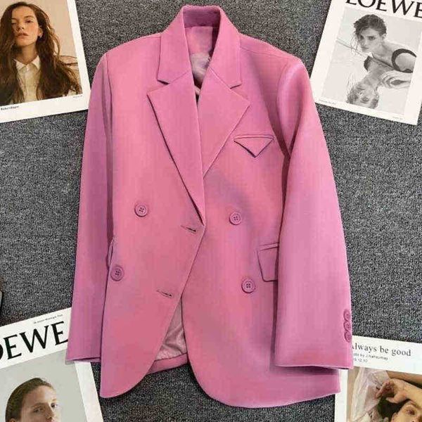 2022 women new korean solid color fashion casual long sleeves doublebreasted streetwear office lady blazer vintage jacket j220813, White;black
2022 women new korean solid color fashion casual long sleeves doublebreasted streetwear office lady blazer vintage jacket j220813, White;black