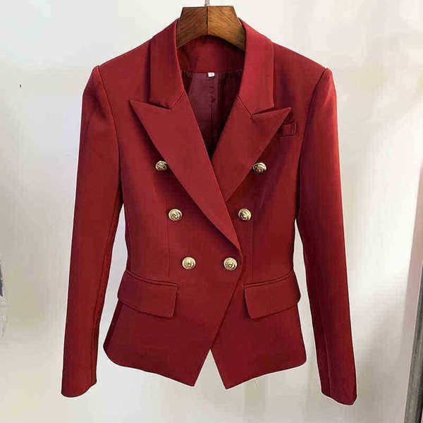 suit high street 2022 designer blazer women classic lion buttons double, White;black
suit high street 2022 designer blazer women classic lion buttons double, White;black