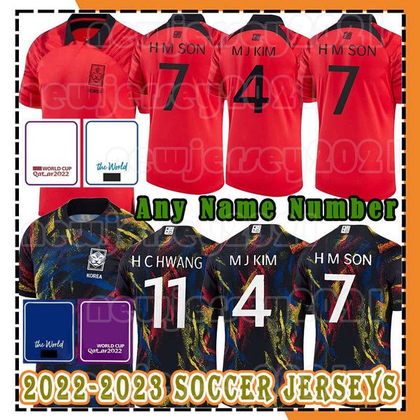 south korea soccer jerseys 22-23 h m son kim hwang lee jeong sung lee kwon g s cho w y jeong s h na national team shirt home red away black, Black;yellow
south korea soccer jerseys 22-23 h m son kim hwang lee jeong sung lee kwon g s cho w y jeong s h na national team shirt home red away black, Black;yellow