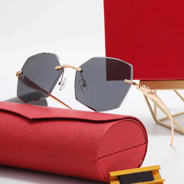 sunglasses casual designer woman fashion men sunglass frame leopard head rimless pink rhombus oversize gold blue sunglasse shallow dark s0dy, White;black
sunglasses casual designer woman fashion men sunglass frame leopard head rimless pink rhombus oversize gold blue sunglasse shallow dark s0dy, White;black