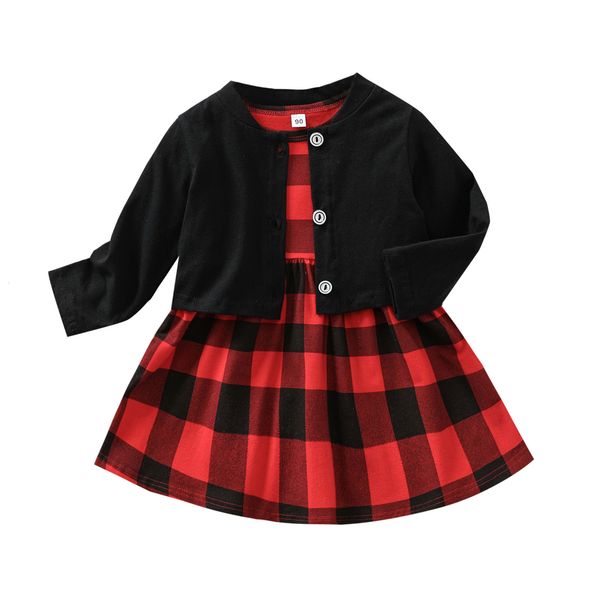 clothing sets 2pcs kids autumn outfit plaid oneck long sleeves loose dress buttons cardigan for girls 15 years 221125, White
clothing sets 2pcs kids autumn outfit plaid oneck long sleeves loose dress buttons cardigan for girls 15 years 221125, White