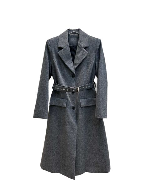 the temperament of autumn and winter new senior gray suit long coat coat, Black;brown
the temperament of autumn and winter new senior gray suit long coat coat, Black;brown