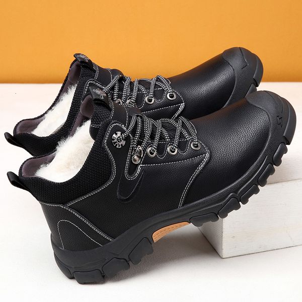 boots autumn warm men's boots round toe design male cotton shoes padded fleece outdoor walking footwear wearresistant sole zapatillas 2, Black
boots autumn warm men's boots round toe design male cotton shoes padded fleece outdoor walking footwear wearresistant sole zapatillas 2, Black