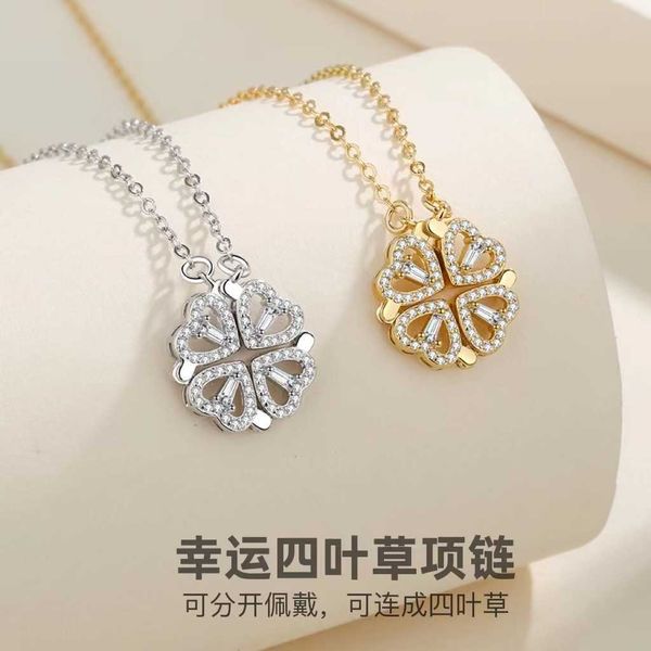 pendant necklaces live broadcast silver plated love magnet lucky four leaf grass necklace women's luxury small group one two wearing co
pendant necklaces live broadcast silver plated love magnet lucky four leaf grass necklace women's luxury small group one two wearing co
