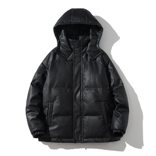 La Chapelle winter thick pu hooded cotton coat men's loose large size warm bread jacket trend, Black
La Chapelle winter thick pu hooded cotton coat men's loose large size warm bread jacket trend, Black