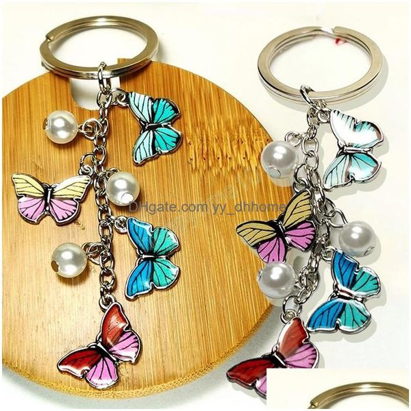 key rings fashion colorf butterfly keyrings phone bag purse school pearl pendant alloy keychains for women gifts drop delivery jewelr dhoyt, Slivery;golden
key rings fashion colorf butterfly keyrings phone bag purse school pearl pendant alloy keychains for women gifts drop delivery jewelr dhoyt, Slivery;golden