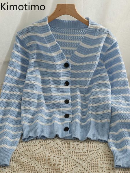 women's sweaters kimotimo striped hollow vest femme 2022 new vhals long sleeve sweater korean chic harajuku button up knit vests women, White;black
women's sweaters kimotimo striped hollow vest femme 2022 new vhals long sleeve sweater korean chic harajuku button up knit vests women, White;black