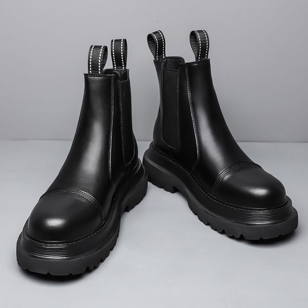 boots england style men leisure party nightclub dress boots original leather shoes cowboy platform boot short botas masculinas 221128, Black
boots england style men leisure party nightclub dress boots original leather shoes cowboy platform boot short botas masculinas 221128, Black