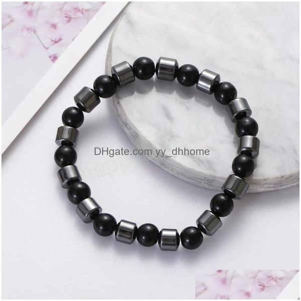 charm bracelets fashion oval magnetic hematite bracelet couple 8mm black natural tiger eyes elasticity allmatch beaded jewelry drop dh8fk, Golden;silver
charm bracelets fashion oval magnetic hematite bracelet couple 8mm black natural tiger eyes elasticity allmatch beaded jewelry drop dh8fk, Golden;silver