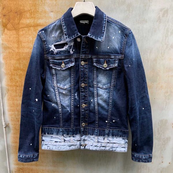 men's jackets dsq denim jacket mens distress dan coat cotton turn-down collar long man 98322, Black;brown
men's jackets dsq denim jacket mens distress dan coat cotton turn-down collar long man 98322, Black;brown