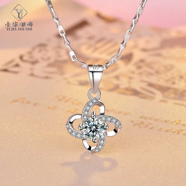 pendant necklaces s999 sterling silver women's collarbone stone set four leaf grass necklace silver single pendant japanese and korean
pendant necklaces s999 sterling silver women's collarbone stone set four leaf grass necklace silver single pendant japanese and korean