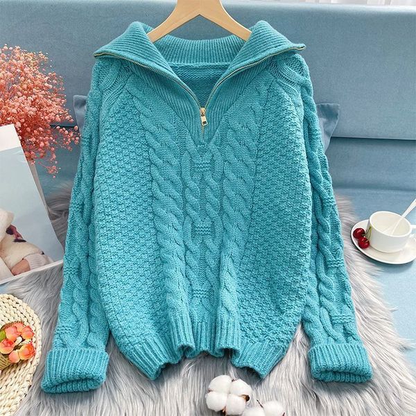 women's sweaters wool cashmere knitted sweater women turtleneck zipper pullover winter vintage clothes oversize long sleeve thick jumpe, White;black
women's sweaters wool cashmere knitted sweater women turtleneck zipper pullover winter vintage clothes oversize long sleeve thick jumpe, White;black
