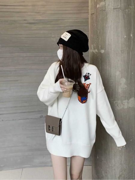 designer women's sweaters fashion brand kids' fun small aircraft jacquard crew neck loose casual for men women, White;black
designer women's sweaters fashion brand kids' fun small aircraft jacquard crew neck loose casual for men women, White;black
