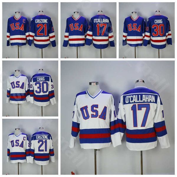 1980 usa ice hockey 17 jack ocallahan jersey men vintage 30 jim craig 21 mike eruzione jerseys university all stitched blue home white', Black
1980 usa ice hockey 17 jack ocallahan jersey men vintage 30 jim craig 21 mike eruzione jerseys university all stitched blue home white', Black