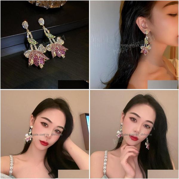 dangle chandelier french romantic diamond tip flower dangle earrings for women korean fashion earring drop delivery jewelry dhxiw, Silver
dangle chandelier french romantic diamond tip flower dangle earrings for women korean fashion earring drop delivery jewelry dhxiw, Silver