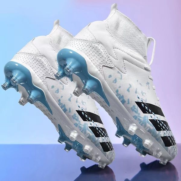 dress shoes men's kid football non slip soccer high ankle cleats grass sneakers 221125, Black
dress shoes men's kid football non slip soccer high ankle cleats grass sneakers 221125, Black