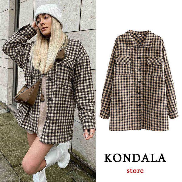 kondala za office lady women blazer plaid vintage oversized long jackets women spring fashion 2021 mujer runaway streetwear chic j220813, White;black
kondala za office lady women blazer plaid vintage oversized long jackets women spring fashion 2021 mujer runaway streetwear chic j220813, White;black