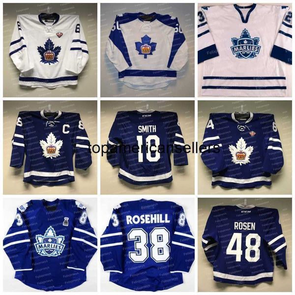 marlies ahl hockey jersey 9 bobby mcmann josh ho-sang mikhail abramov joey anderson matteo pietroniro antti suomela joseph blandisi, Black