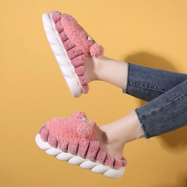 slippers women's fluffy fur soft warm home cotton plush indoor half pack floor shoes zapatos mujer 221126, Black
slippers women's fluffy fur soft warm home cotton plush indoor half pack floor shoes zapatos mujer 221126, Black