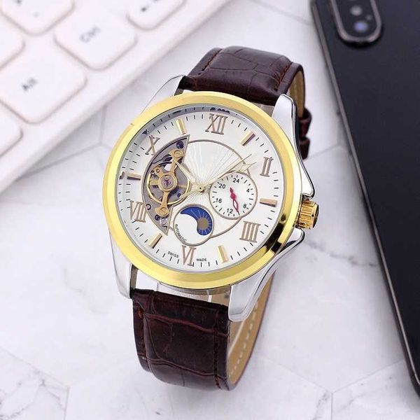 watches luxury designer large flywheel five stitches automatic mechanical watch wristwatches brand leather, Slivery;black
watches luxury designer large flywheel five stitches automatic mechanical watch wristwatches brand leather, Slivery;black