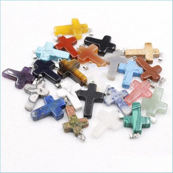 pendant necklaces wholesale 50pcs/lot charms cross pendant natural crystal stone pendants for jewelry making ea dhgarden dhe8a, Silver
pendant necklaces wholesale 50pcs/lot charms cross pendant natural crystal stone pendants for jewelry making ea dhgarden dhe8a, Silver
