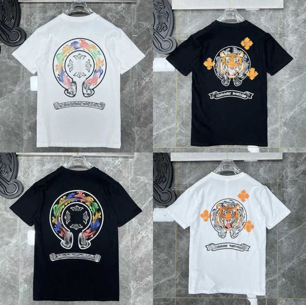 fashion men's luxury t shirt ch brand tees men women sanskrit letter short sleeve horseshoe couple t-shirts designer polos tshirts cro, White;black
fashion men's luxury t shirt ch brand tees men women sanskrit letter short sleeve horseshoe couple t-shirts designer polos tshirts cro, White;black
