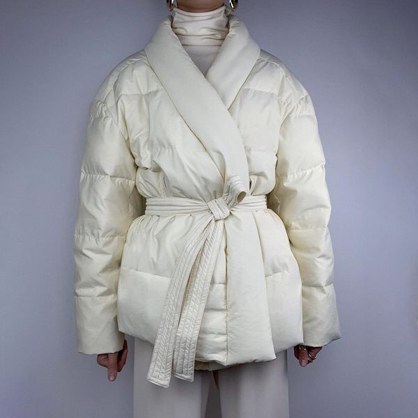 women's down parkas winter thicken warm parka women chic pink casual coat jackets outwear belt jackets drop 221128, Black
women's down parkas winter thicken warm parka women chic pink casual coat jackets outwear belt jackets drop 221128, Black