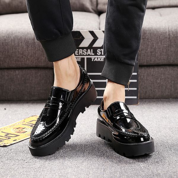 dress shoes mens casual business wedding formal dresses black platform shoes slipon lazy shoe oxford patent leather loafers chaussure homme
dress shoes mens casual business wedding formal dresses black platform shoes slipon lazy shoe oxford patent leather loafers chaussure homme