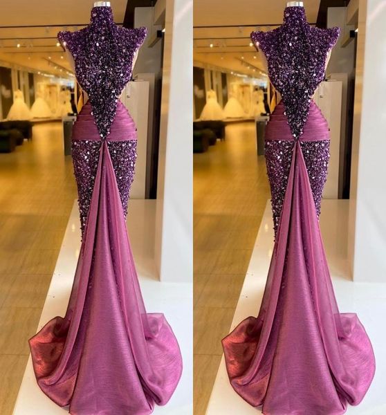 high collar sequin mermaid evening dresses sleeveless pleat prom gowns celebrity second reception dress9860202, Black;red
high collar sequin mermaid evening dresses sleeveless pleat prom gowns celebrity second reception dress9860202, Black;red