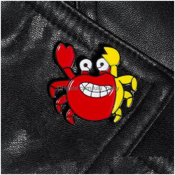 pins brooches cartoon red yellow funny crab brooches paint enamel lapel pins zinc alloy brooch for women fashion denim jacket shirt dhuv6, Gray
pins brooches cartoon red yellow funny crab brooches paint enamel lapel pins zinc alloy brooch for women fashion denim jacket shirt dhuv6, Gray